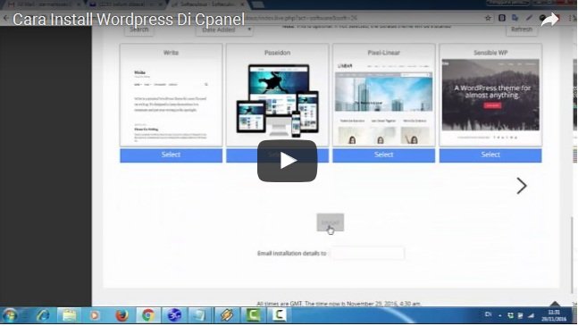 Cara instal WordPress di Cpanel
