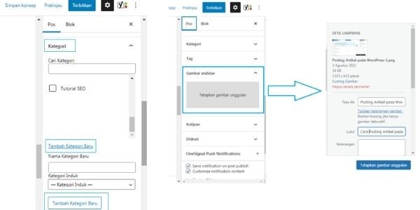 Cara buat postingan artikel di WordPress
