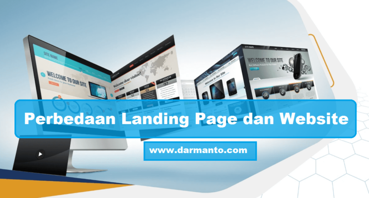 perbedaan landing page dan website