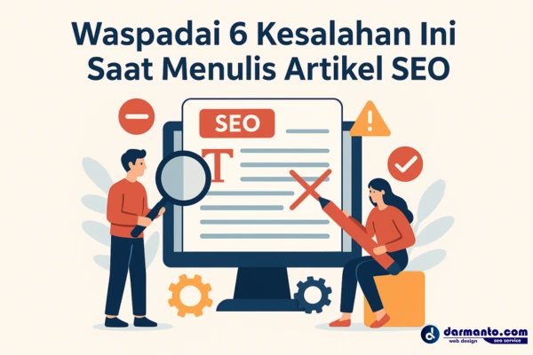 kesalahan penulisan artikel seo
