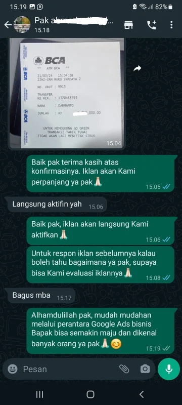 testimoni google ads 2