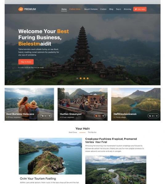 website tour & travel bali
