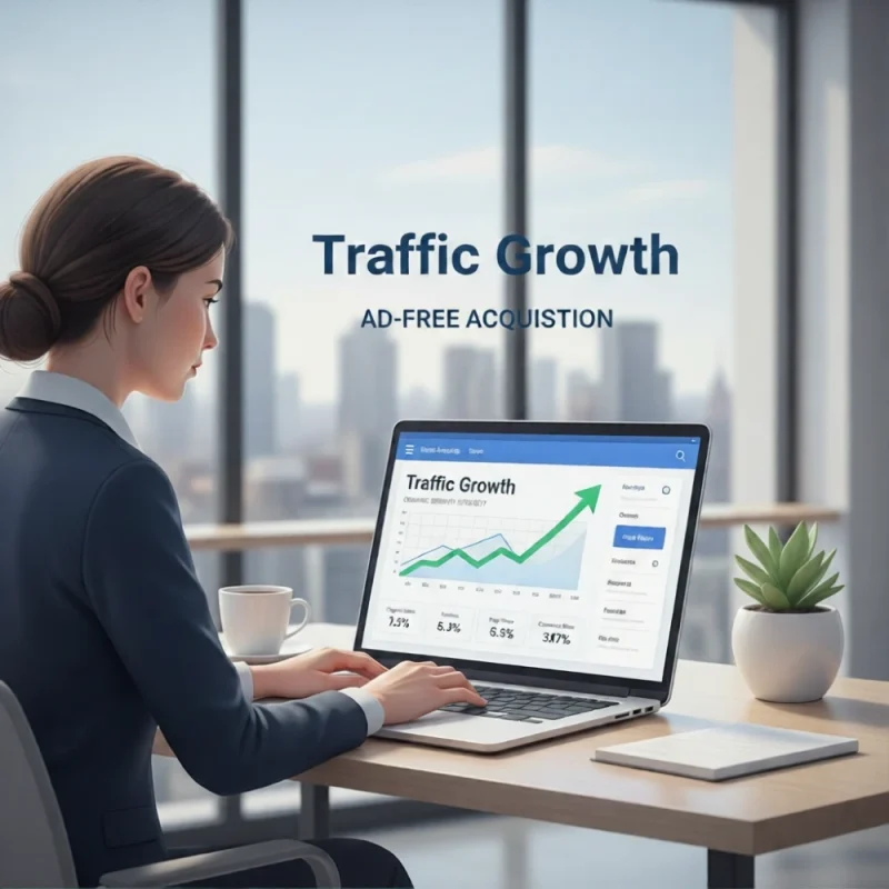 trafic website tanpa ads