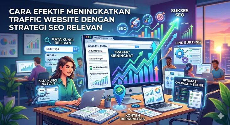 Cara efektfif meningkatkan traffic website dengan strategi seo relevan