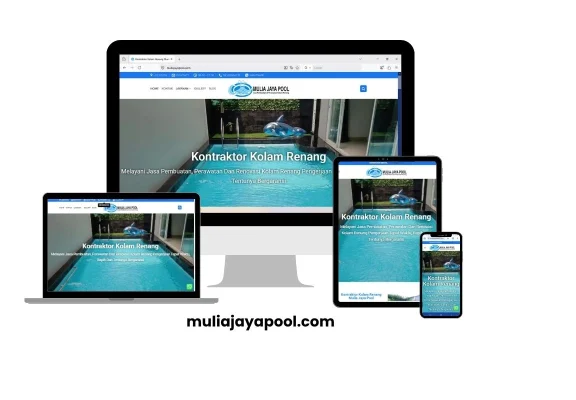 portofolio web mulia jaya pool